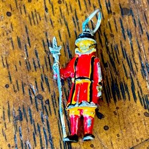 Sterling and Enameled Beefeater charm